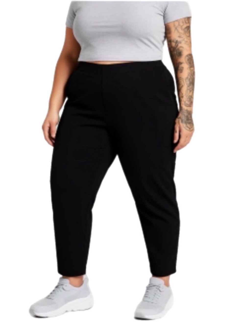 Athleta Plus Size Black Ankle Pants NWT size 22 or 3X